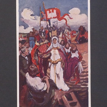 Przybycie św. Kingi do Polski według Władysława Tetmajera.