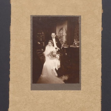 Józef Przybyszewski z żoną Marią.