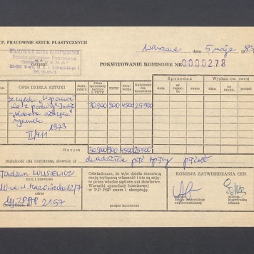 Pokwitowanie komisowe. Z cyklu "Wspomnienia z podróży" - Indie