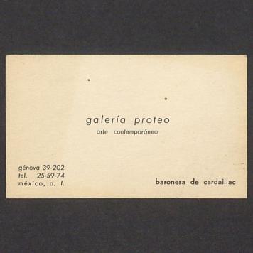 Wizytówka, galeria proteo