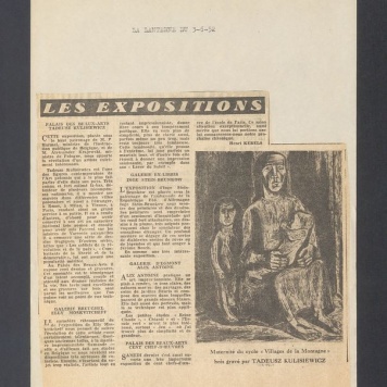 Recenzja. Les expositions, Palais des beaux-arts Tadeusz Kulisiewicz