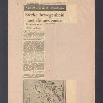 Recenzja. Sterke bewogenheid met de medemens