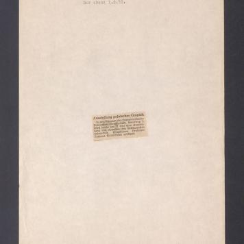 Ausstellung polnischer Graphik