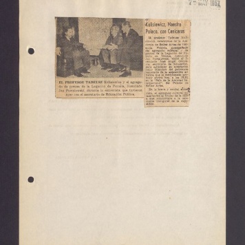 Kulisiewicz, Maestro Polaco, con Ceniceros