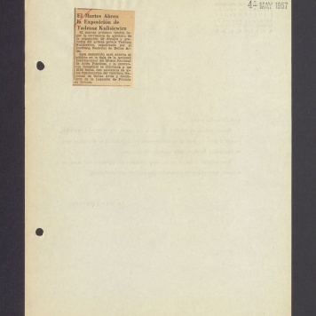 El Martes Abren la Exposicion de Tadeusz Kulisiewicz