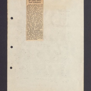 El coctel por la visita del artista polaco Profr. Kulisiewicz