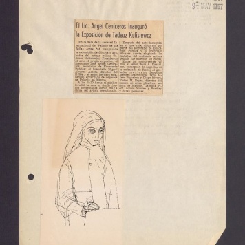 El Lic: Angel Ceniceros Inauguro la Exposicion de Tadeuz Kulisiewcz