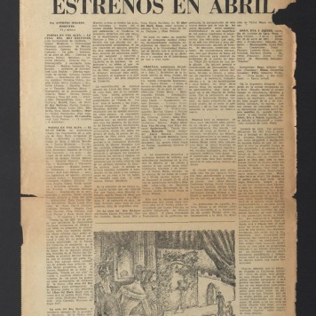 El teatro estrenos en abril