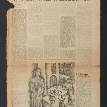 Benito Juarez, Voluntad y Conciencia del Deber