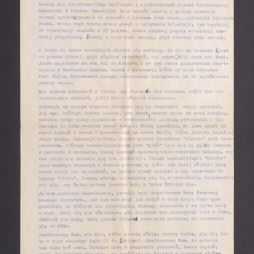 Moi Kochani! Dzięki za dwie kartki, które udało mi się odcyfrować niemal w całości [...]