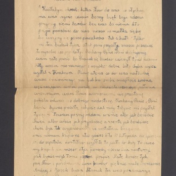 Kochani nasi Państwo. Hciałabym skreślić kilka słów do was [...]