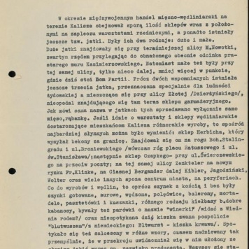 Dawny handel mięsno-wędliniarski w Kaliszu
