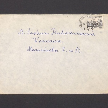 Koperta, nad. B. Wojnorczyk