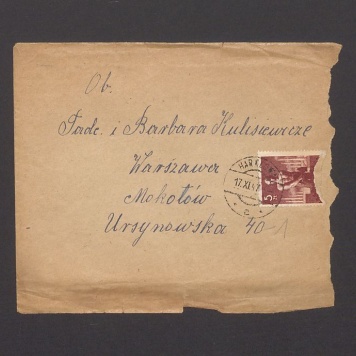 Koperta, nad. Łojas Agnieszka