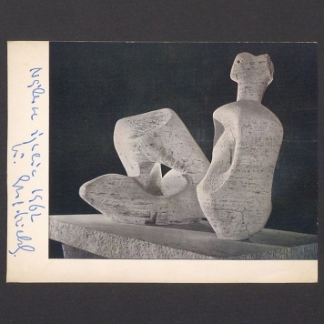 Silhouette au repos par Henry Moore