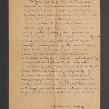 Kochani nasi Panie i Pani kartkę od was otrzymałam [...]