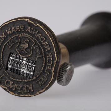 Tłok pieczęci na 350-lecie nadania Kępnu praw miejskich