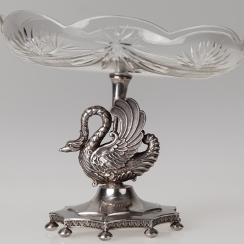 Patera z kryształem