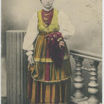 Kartka pocztowa adresowana do Mieczysława Trzeciaka