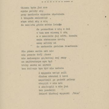 Ciemna była już noc