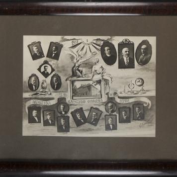 Maturzyści gimnazjum klasycznego w Kępnie