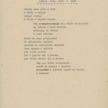 Lodzia sama jest w domu