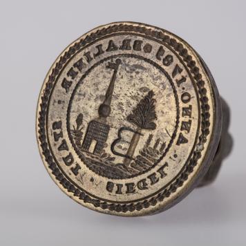 Tłok pieczętny pieczęci miejskiej Bralina