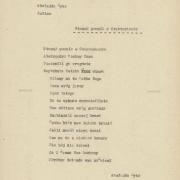 Stanął pomnik w Częstochowie