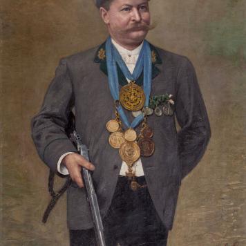 Portret króla kurkowego Wilhelma Meissela