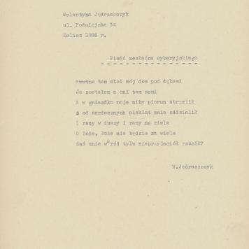 Pieśń zesłańca syberyjskiego