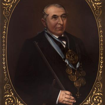 Portret króla kurkowego Carla Weyraucha