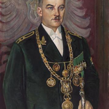 Portret króla kurkowego Teofila Zgaińskiego