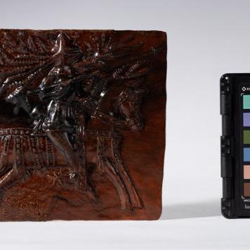 Kafel z motywem kopijnika