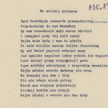Na melodię poloneza