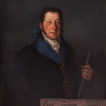 Portret króla kurkowego Ernsta Friedricha Zieglera