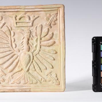 Kafel z herbem Orzeł Biały