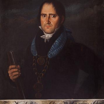 Portret króla kurkowego Franza Wenzela