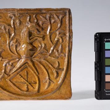 Kafel z herbem Jelita