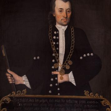 Portret króla kurkowego Samuela Eisnera