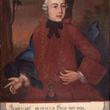 Portret króla kurkowego Daniela Skobela