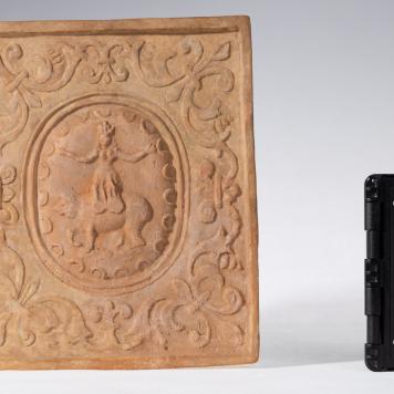 Kafel z herbem Rawicz