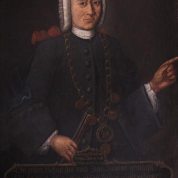 Portret króla kurkowego Samuela Gottlieba Meltzera