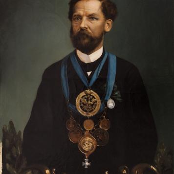 Portret króla kurkowego Oswalda Seidendorfa