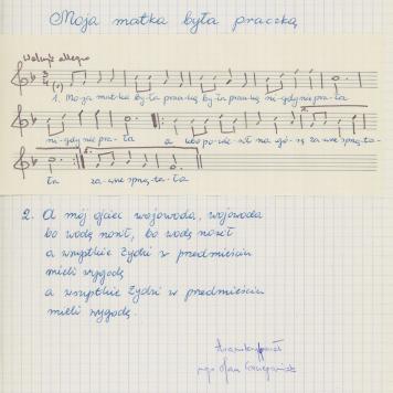 Moja matka była praczką