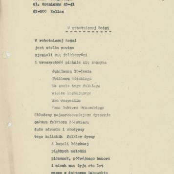 W robotniczej Łodzi