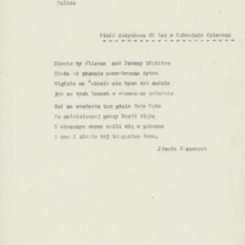 Pieśń dożynkowa 60 lat w Kokaninie śpiewana