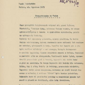 Przygotowania do Świąt