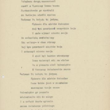 Kolęda partyzancka - 1946 r.