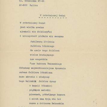 W robotniczej Łodzi