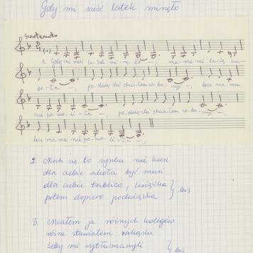 Gdy mi sześć latek minęło